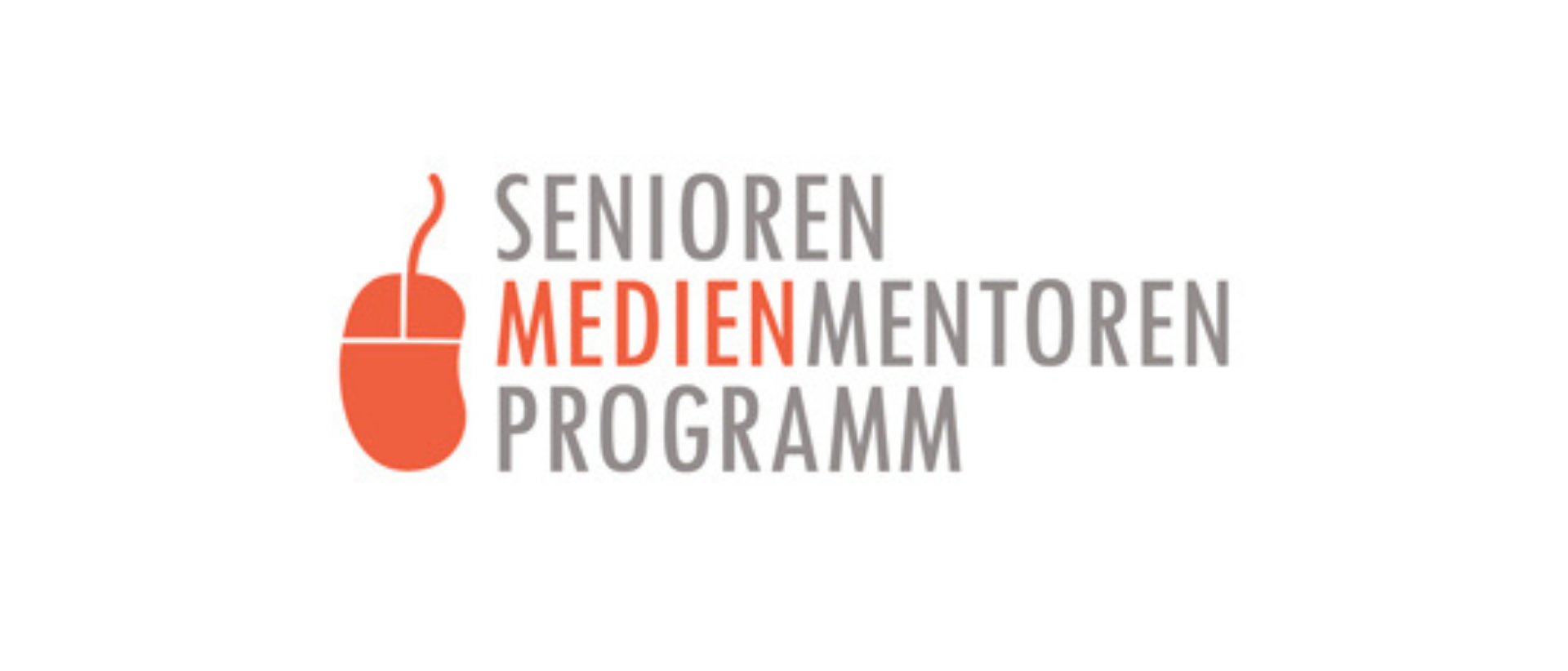 Logo vom Senioren Medienmentoren-Programm in grau und orange