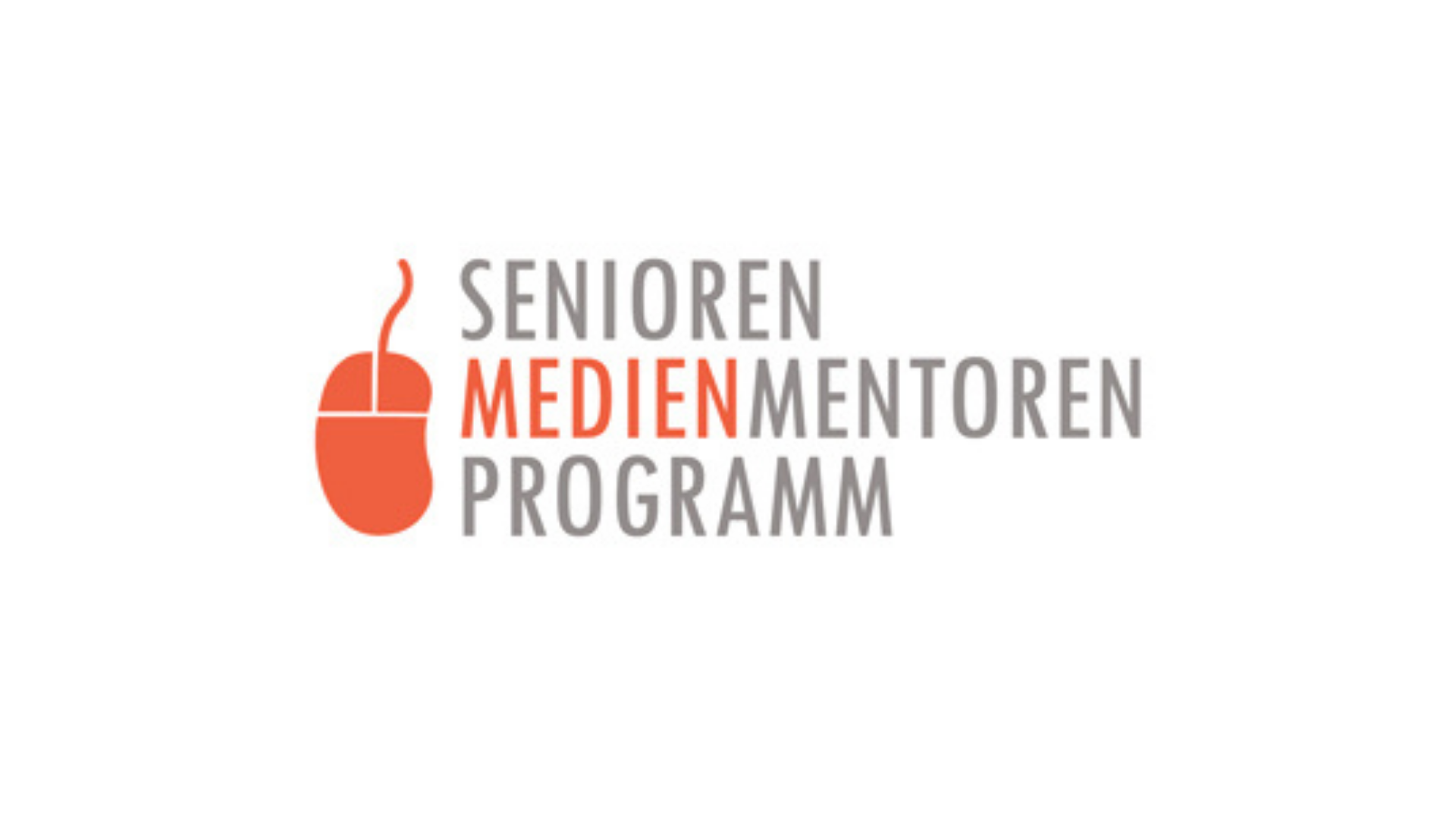 Logo vom Senioren Medienmentoren-Programm in grau und orange