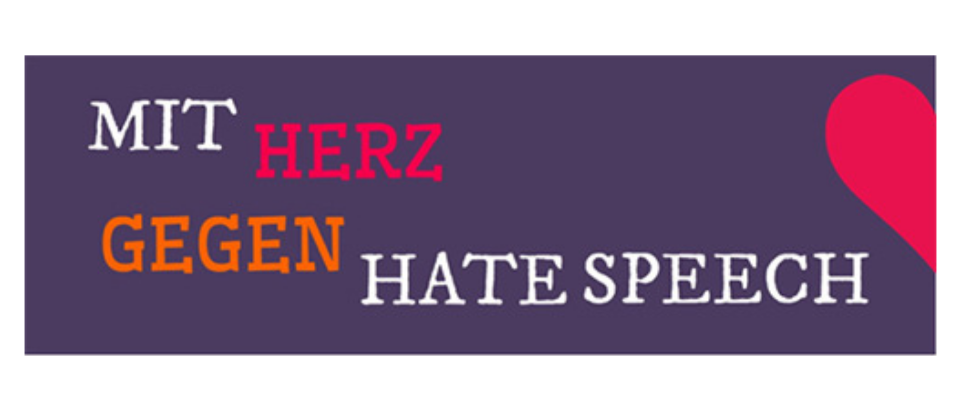 Logo von Mit Herz gegen hate speech